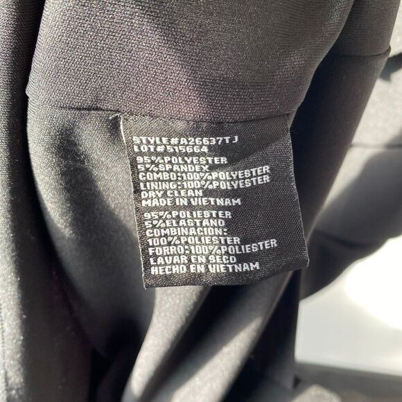 Betsy & Adam Women's Short spandex flower trim Dress Size 4 - Picture 11 of 11